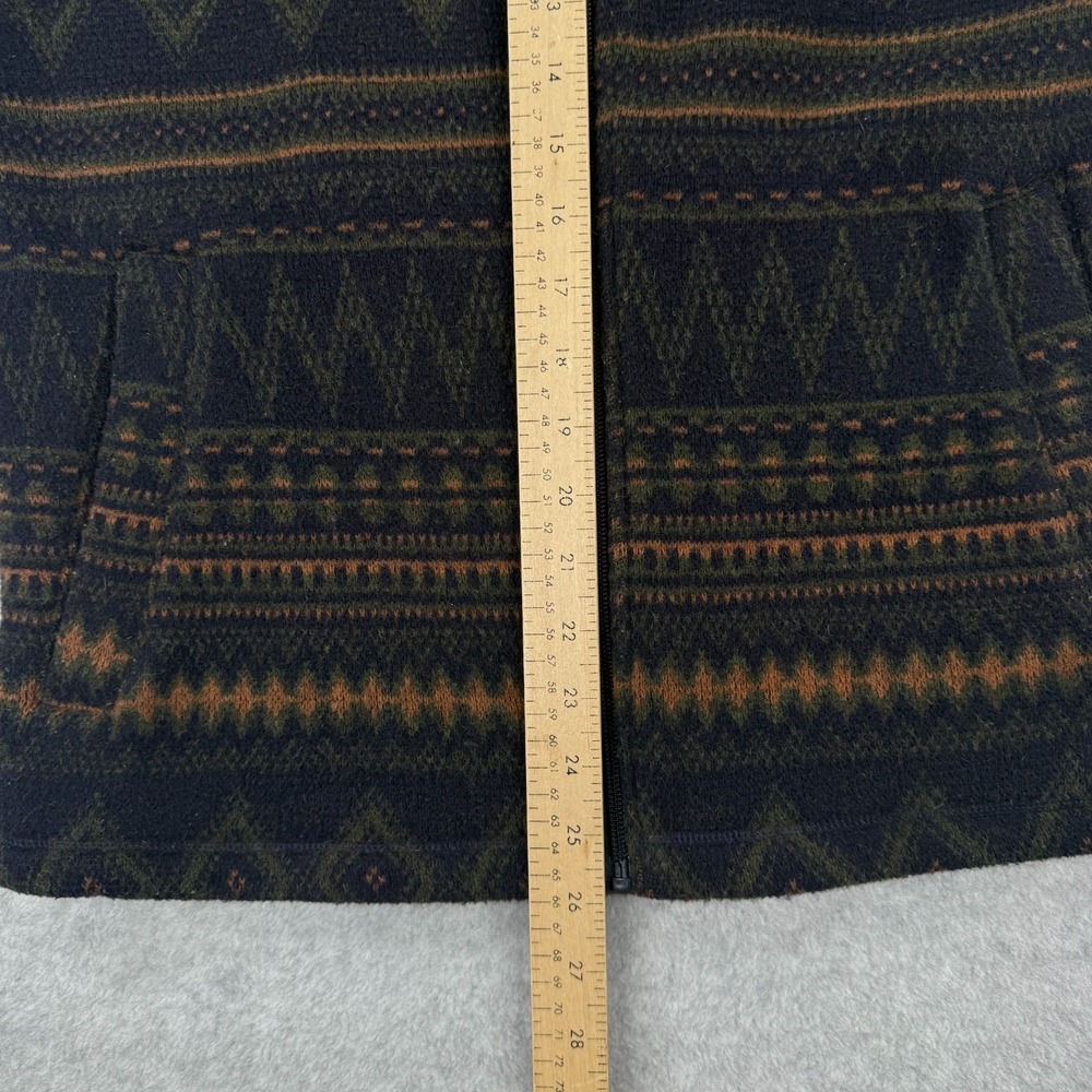 Smartwool Vest Mens S Blue Deep Navy Hudson Trail Fleece Fair Isle Full Zip Wool - Picture 7 of 11